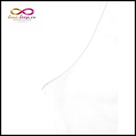 Racerback V-Neck Tank Top Slim Fit Ribbed Sleeveless Workout Summer - Picture 5 of 7